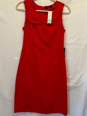 Stitchfix - 41 Hawthorn Apollo Sleeveless Sheath Dress in Hot Pink Size Small